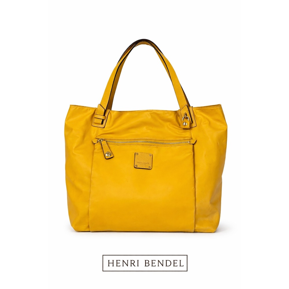 Henri Bendel‎ New Yellow Nylon Tote